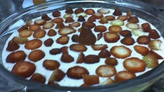 Mousse fácil de morango