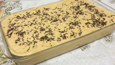 Torta de bolacha com doce de leite