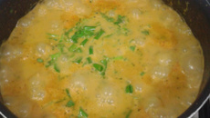 Ensopado de moela de frango