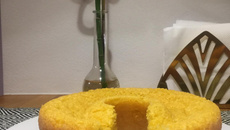 Bolo de milho sem glutén