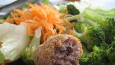 Croquete de carne muito fofo