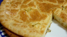 Torta fácil de alho poró
