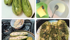 Abobrinha com ricota