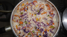 Arroz colorido