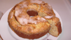 Bolo de maçã com canela