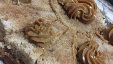 Bolo churros de liquidificador