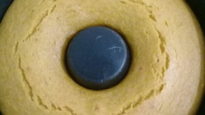 Bolo de cenoura vegetariano