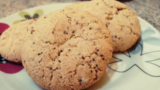 Cookie de aveia com castanhas e chia
