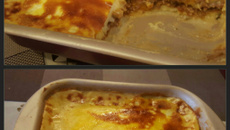 Bolo de batata com carne moída