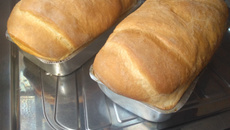 Pão caseiro simples