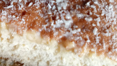 Bolo de refrigerante de laranja