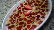 Sobremesa de morango