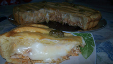 Empadão de frango com catupiry