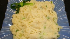 Purê de batata doce e maçã