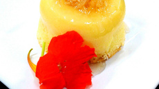 Cocada cremosa com queijo 