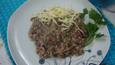 Risoto de lingüiça Toscana