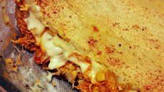 Torta de frango com requeijão de liquidificador