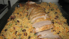 Lombo assado ao molho