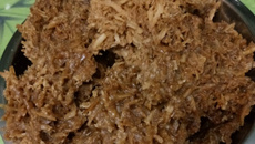 Cocada de coco queimado