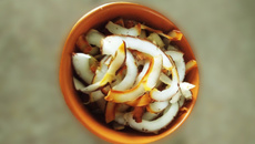 Petisco de coco seco