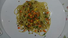 Espaguete á primavera 