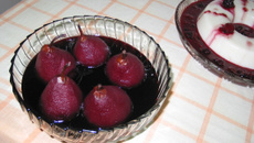 Pêras ao vinho