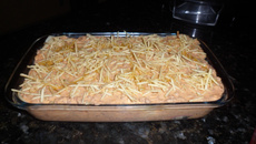 Lasanha rápida com pão de forma