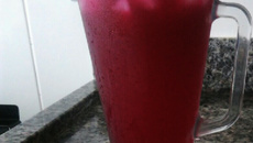 Suco de beterraba com limão