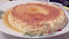 Pudim com leite em pó