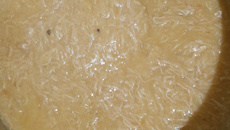 Caldo de batata e frango