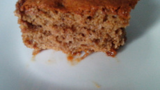 Bolo de maçã e banana