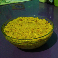 Receita de Cuscuz recheado com salsicha ao molho de tomate ...