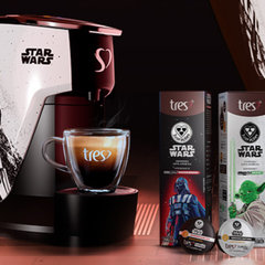 Essa cafeteira temática de Star Wars transforma qualquer manhã em
