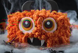 Bolo de Halloween assustadoramente gostoso que não pode faltar na sua festa de Dia das Bruxas! Deixe a mesa ainda mais temática com essa receita!