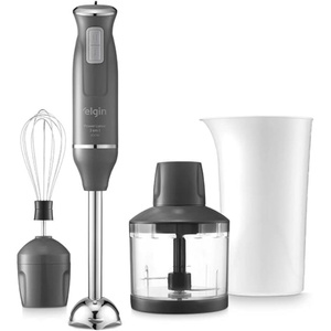 O mixer 3 em 1 substitui vários utensílios, agiliza o preparo de refeições e é ideal para quem busca praticidade. (Créditos: Elgin/Amazon)