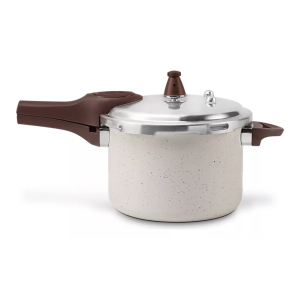 Pressure Panela de Pressão Revestimento Cerâmica Indução 4,2L cor Vanilla, Brinox 