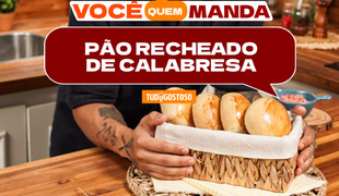 Pão Recheado de Calabresa