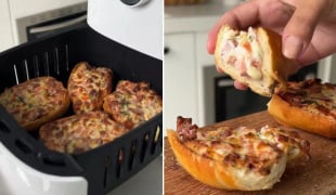 Lanche rápido e delicioso na airfryer