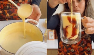 Chocolate quente de milho