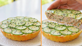 Minha torta fit favorita tem massa fininha e crocante e recheio proteico e cremoso: faço toda semana!