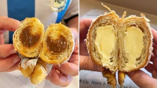 Os croissants recheados com doce de leite e creme de confeiteiro que são a sensação do momento: feitos à mão em três dias de preparação e com 100% de manteiga