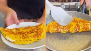 Cuscuz de frigideira recheado: receita fácil que combina com qualquer refeição e dá vontade de fazer todo dia