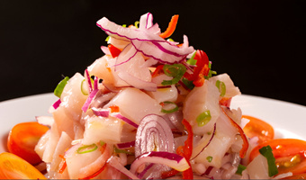 Delicioso ceviche de tilápia