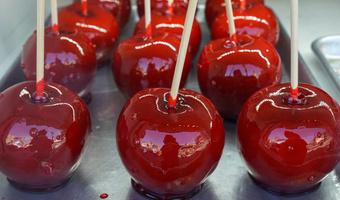 Maçã do amor fácil e perfeita