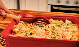 Arroz de forno super-rápido