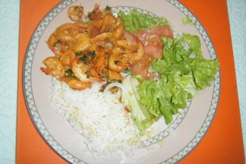 Moqueca capixaba de camarão com casca