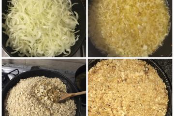 Farofa de cebola