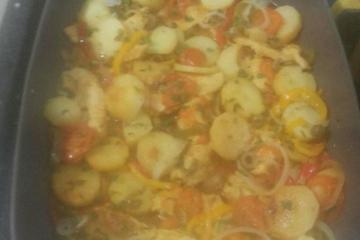 Filé de frango com batata