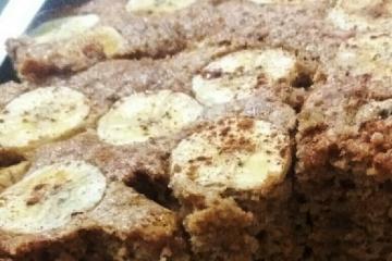 Bolo de Banana com Farelo de Aveia Sem Glúten