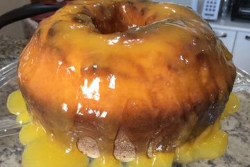 Calda para bolo de laranja